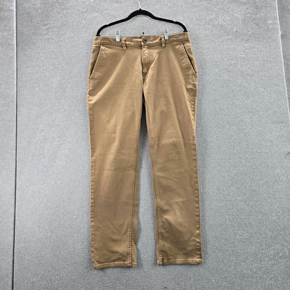 Banana Republic Men Pants 33X32 Tan Chino Aiden Pant‎ 30
